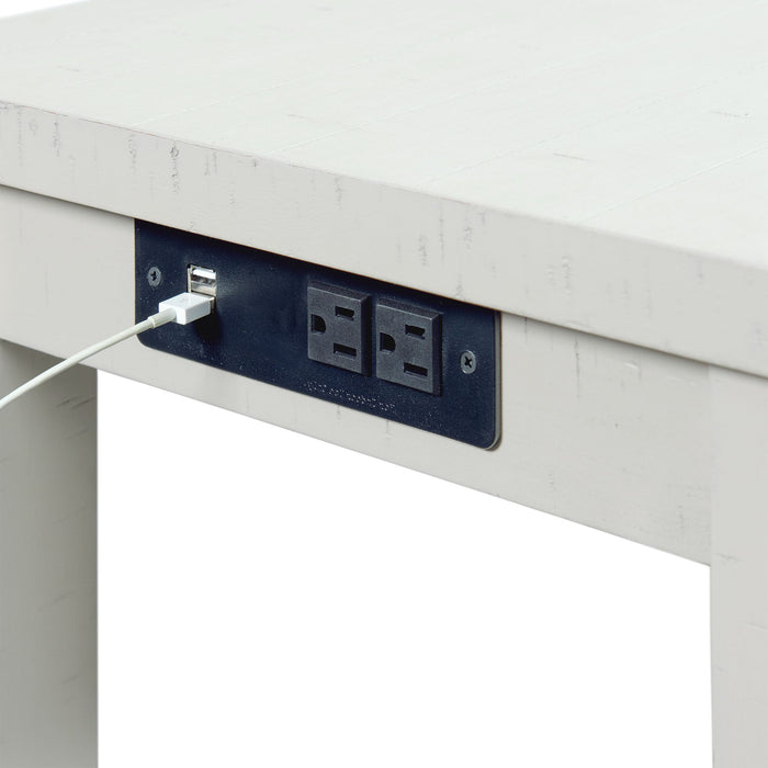 Stone Occasional Bar Table Single Pack in White (Table + Three Stools)