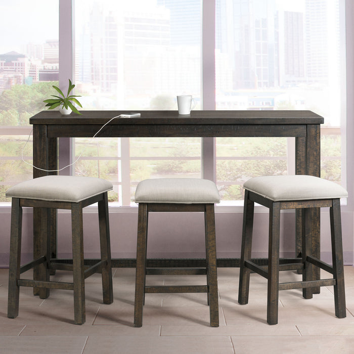 Stone Occasional Bar Table Single Pack (Table + Three Stools) 3A Packing