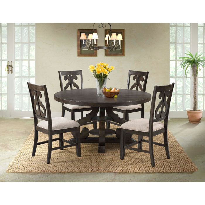 Stone Round Dining Table W/PU Base