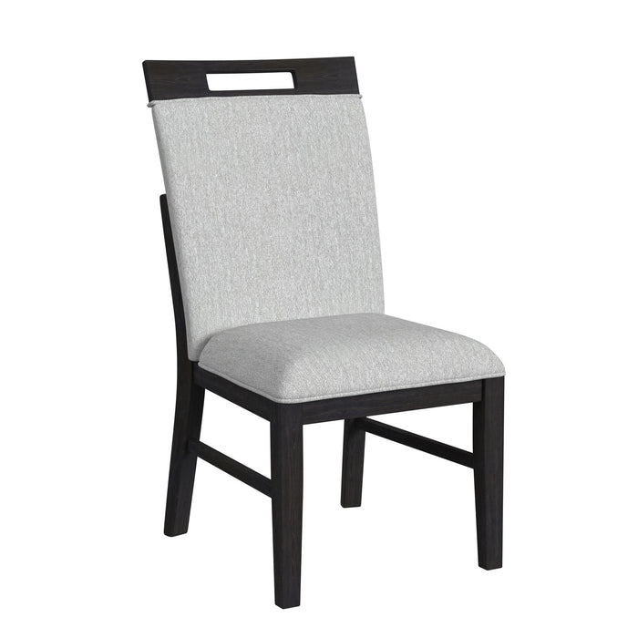 Transcend Standard Height Dining Set in Charcoal-Table and Four Chairs