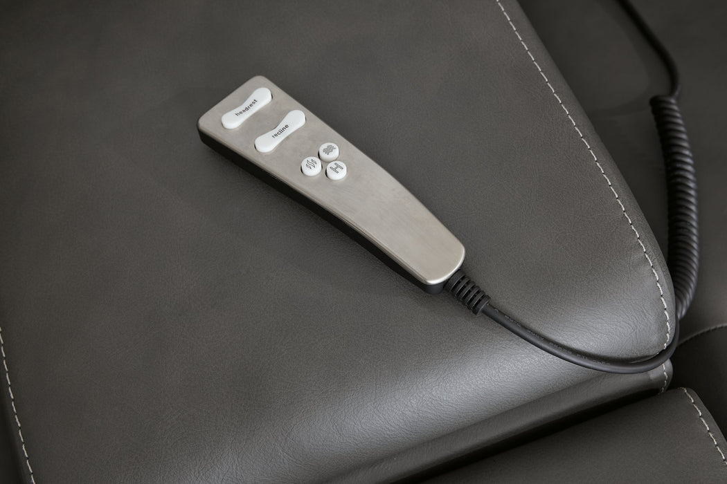 5Z - Pittson Power Reclining Sectional Loveseat with Console