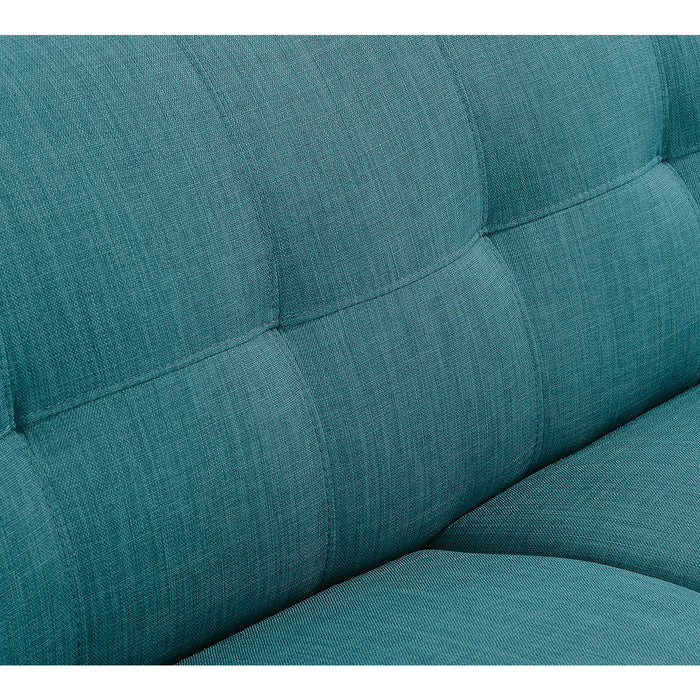 Hadley 4480 Sofa Heirloom Teal w/No Pillow