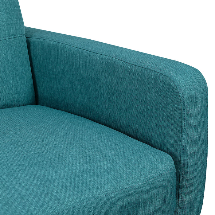 Hadley 4480 Sofa Heirloom Teal w/No Pillow