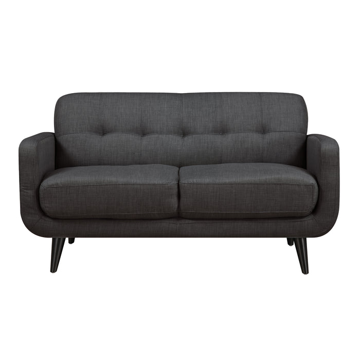 Hadley 4480 KD Love Seat Heirloom Charcoal w/No Pillows