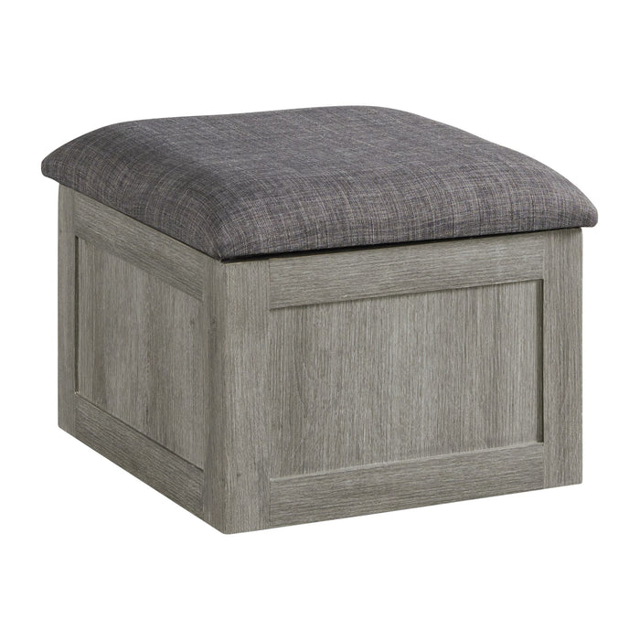 Uster Coffee Table W/Four storage Stools Grey