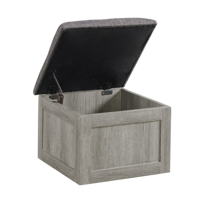 Uster Coffee Table W/Four storage Stools Grey