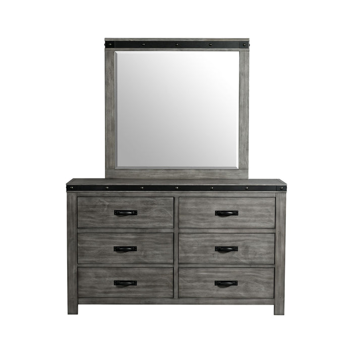 Wade Youth 6 Drawer Dresser & Mirror Set