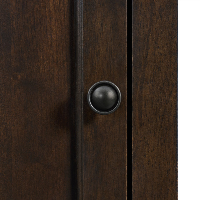 Wagner Chairside Table with USB in Cherry