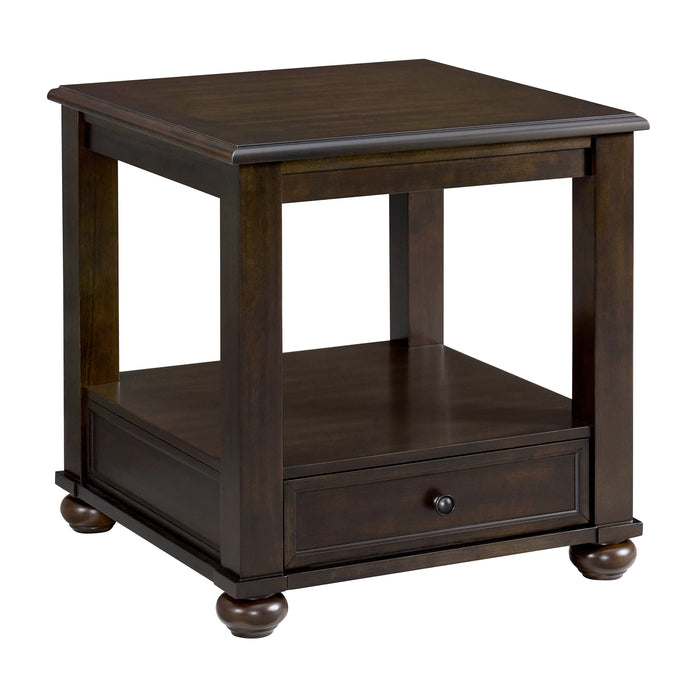Wagner 3PC Occasional Table Set in Cherry-Rectangular Lift-Top Coffee Table & Two End Table