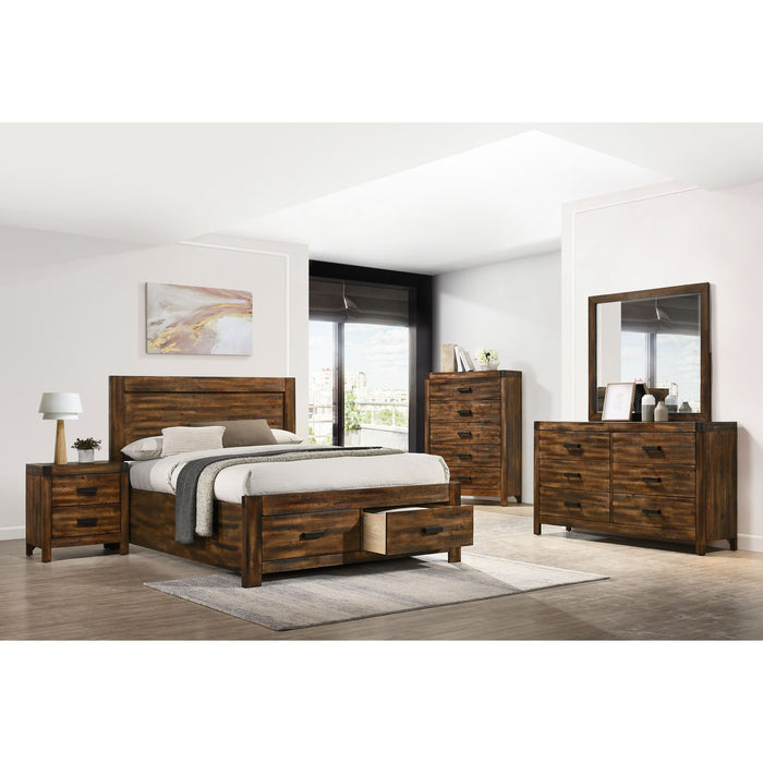 Warner Platform Storage Bedroom Set