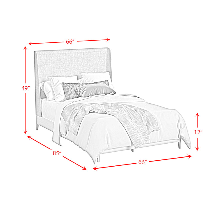 Westland UPH Bedroom Set with Grey Fabric