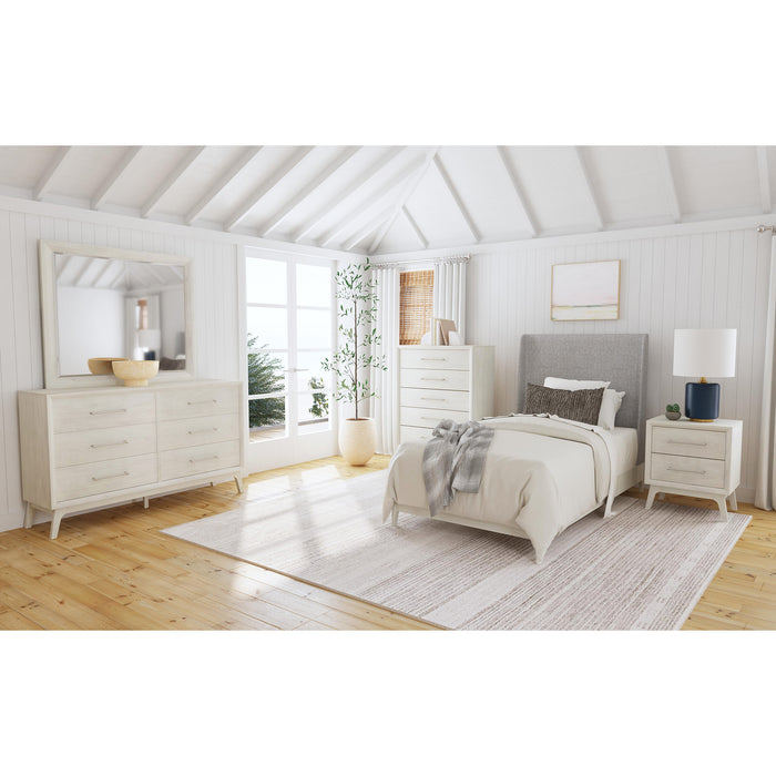 Westland UPH Bed with Grey Fabric