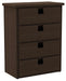Elements International Cali Kids Chest in Brown image