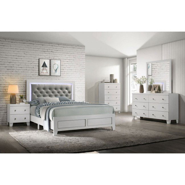 Elements International Belinda Youth Mirror in White