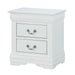 Crown Mark Louis Philip Nightstand in White image