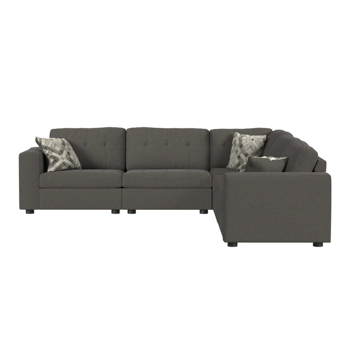 Options One Corner in Palmer Plus Ash with 1 Pillow 20""
