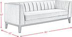 Elements International Calais Sofa in Green image