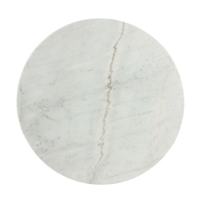 Elements International Lakeview Round Dining Table in Natural