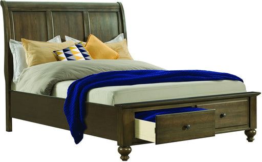 Elements International Chatham King Storage Bed in Warm Gray image