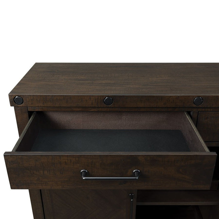 Elements International Colorado Server in Charcoal