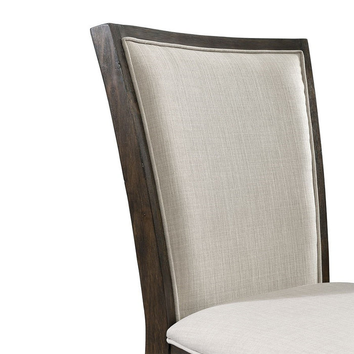 Elements International Grady Side Chair (Set of 2) in Brown