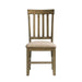 Elements International Stone Ladder Back Side Chair (Set of 2) in Grey image