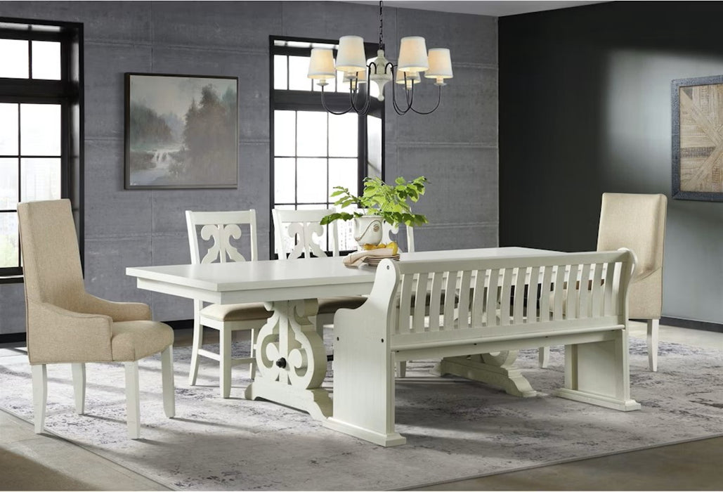 Elements International Stone Server in White