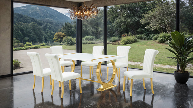 Holbaek 7 Pc 80" Dining Table Set