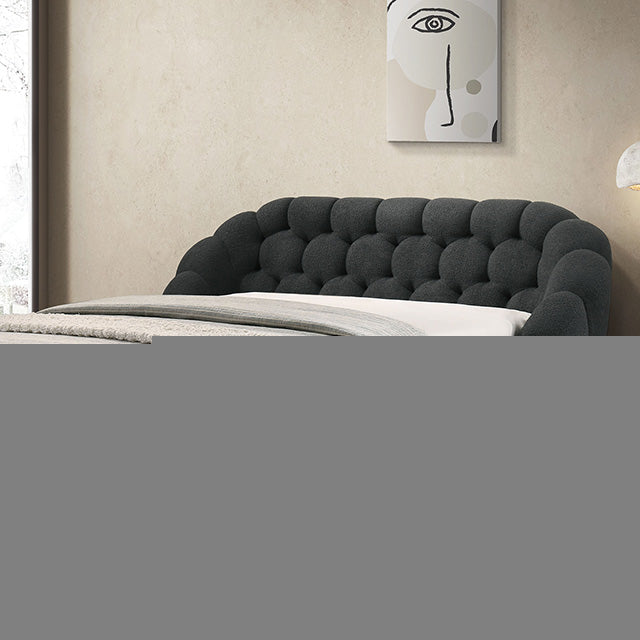 Newquay E.King & Queen Bed White, Grey, & Black