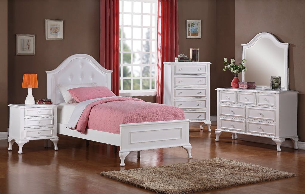 Elements International Jesse Mirror in White