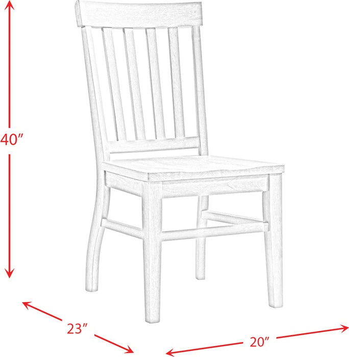 Elements International Lakeview Side Chair (Set of 2) in Natural CDLW100DTC