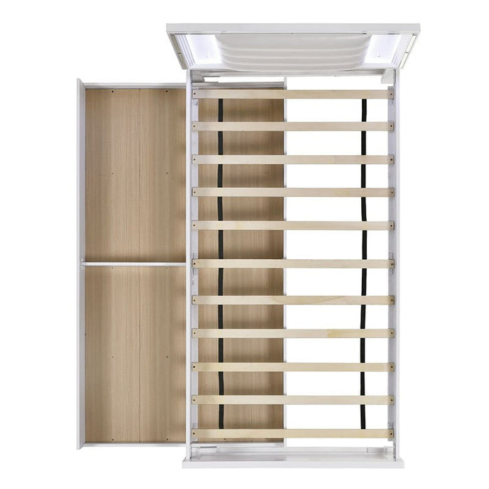 Elements International Twenty Nine Youth Full Panel Bed in White