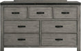 Elements International Wade Dresser in Gray image